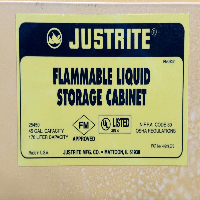 Justrite 45 Gallon Flammable Liquid Storage Cabinet image 3